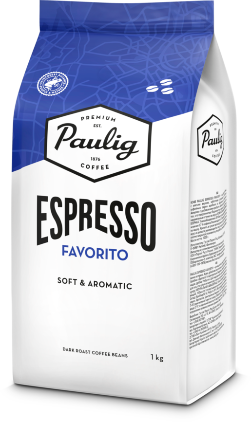 Paulig Espresso Favorito papukahvia 1kg