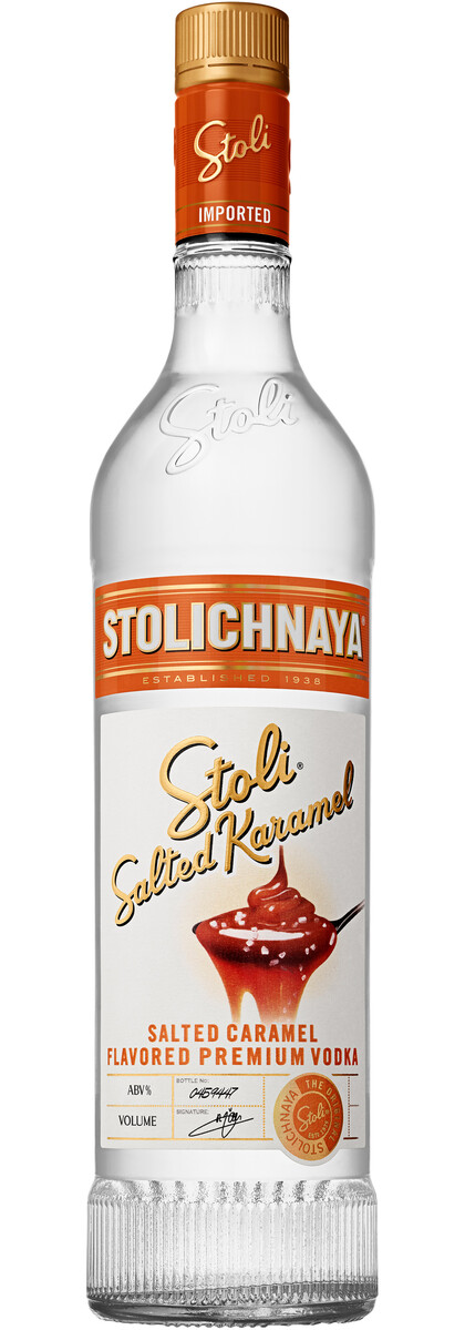 Stoli Salted Karamel Flavored Premium Vodka 37,5% 70cl vodka