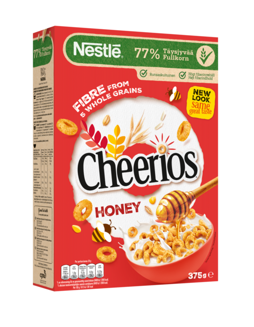Nestlé Cheerios 375g hunaja rapeita täysjyvämuroja ja hunajaa