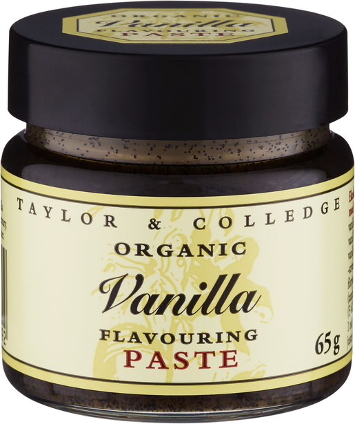 TaylorColledge organic vanilla paste 65g