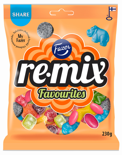 Fazer Remix Favourites godispåse 230g