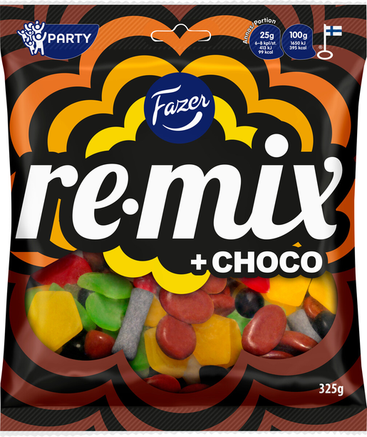 Fazer Remix choco candy bag 325g