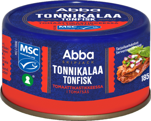 Abba MSC tunafish in tomato sauce 185g