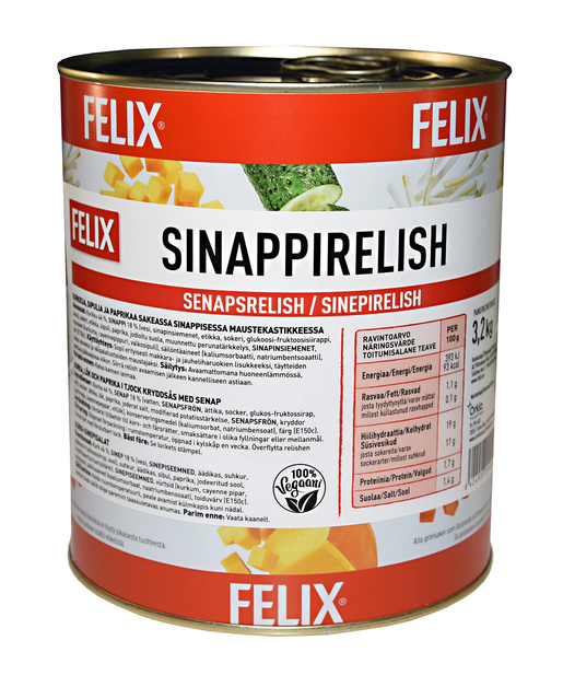 Felix senapsrelish 3,2kg