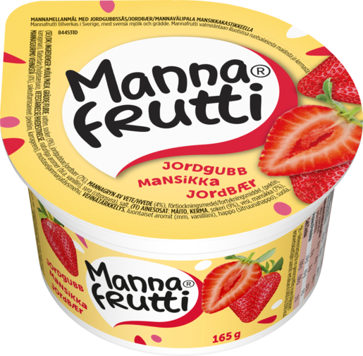 Mannafrutti strawberry semolina in-between-meal 165g
