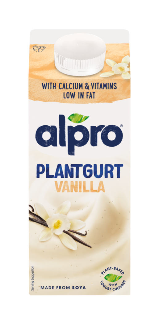 Alpro Plantgurt fermented vanilla soya product 750g