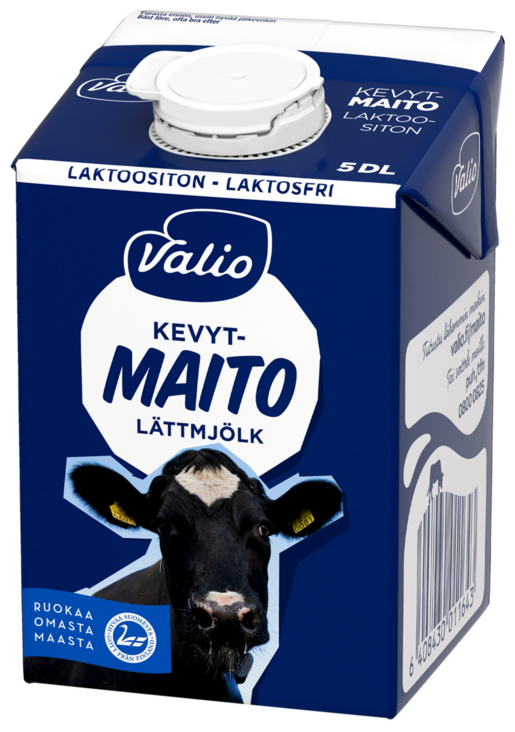 Valio semi skimmed milk 0,5l lactose free, UHT