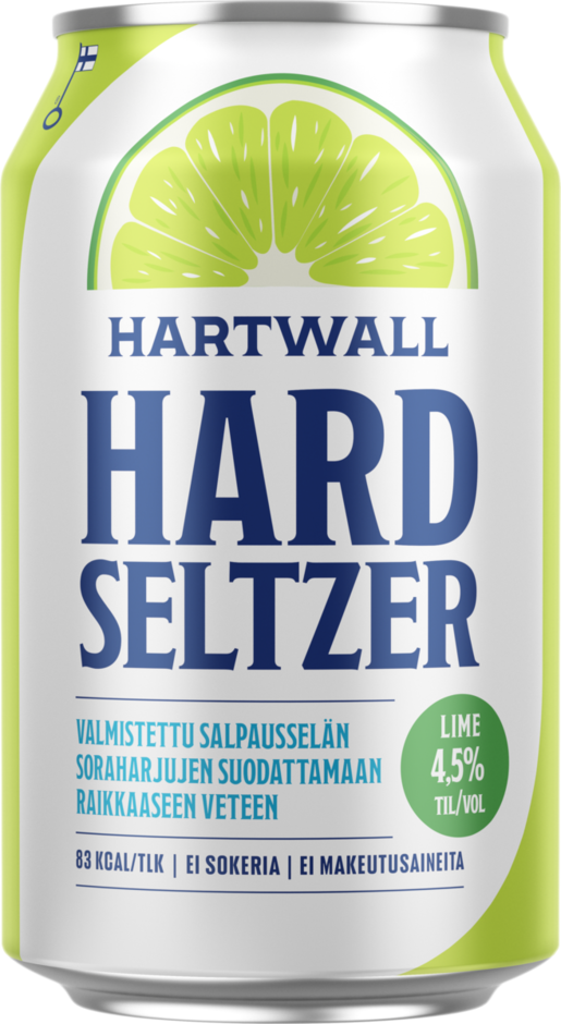 Hartwall hard seltzer lime 4,5% 0,33l