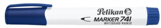 Pelikan whiteboard marker 2mm blue round tip 741