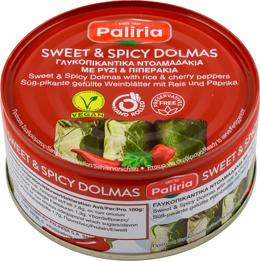 Palirria sweet & spicy viininlehtikääryle 280g