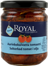 Royal soltorkad tomat i solrosolja 200/120g