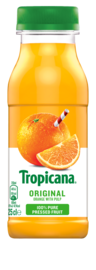 Tropicana orange juice with bits appelsiinitäysmehu hedelmälihalla 0,25l