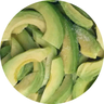 Syros Fresh´d avocado sliced 1kg frozen