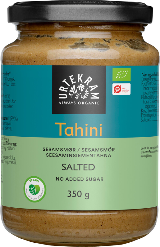 Urtekram Ekologisk Tahini sesamsmör med salt 350g