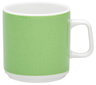 Topi-mug/cup 20cl 12pcs green stripe stackable
