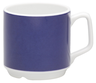 Topi-mug 25cl 12pcs blue stripe stackable