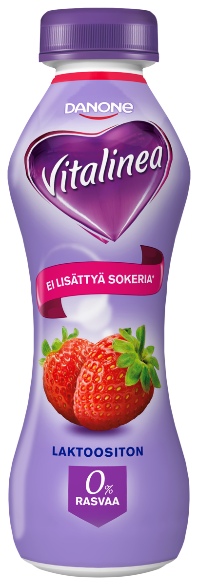 Danone Vitalinea strawberry drink yoghurt 310g