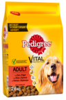 Pedigree adult beef and poultry dry dog food 2,6kg