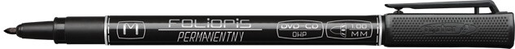 Rystor permanent ohp pen 1mm svart FM-10