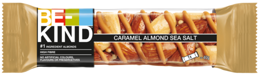 BE-KIND caramel almond&sea salt nöt stycksak 40g