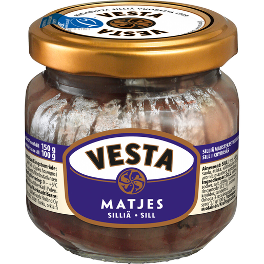 Vesta MSC herring in matjes sauce 150/100g
