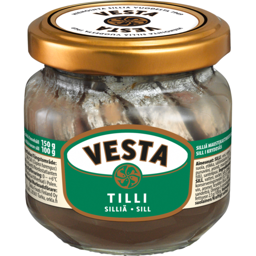 Vesta herring in dill sauce 150/100g