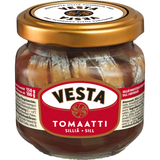 Vesta herring in tomato sauce 150/100g