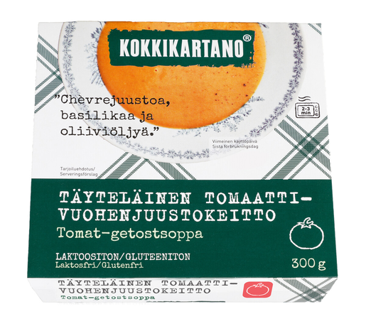 Kokkikartano tomato goat cheese soup 300g