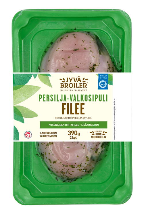 Jyväbroiler parsley-garlic chicken fillet 390g