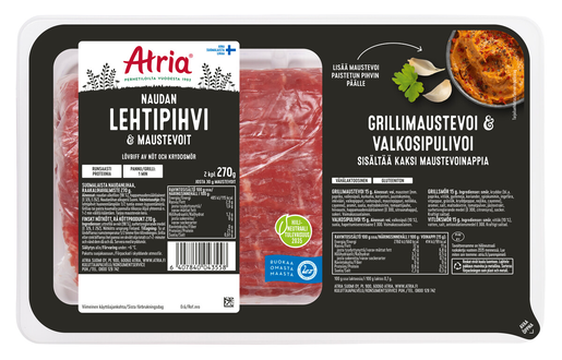 Atria beef minute steak with seasoned butter 270g