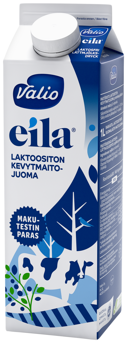 Valio Eila semi skimmed milk drink 1l lactose free
