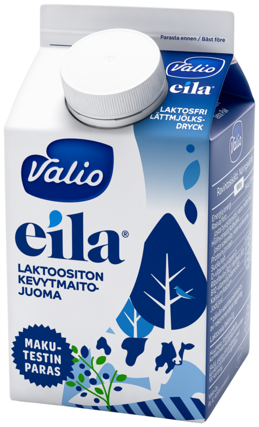 Valio Eila semi skimmed milk drink 0,5l lactose free