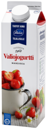 Valio strawberry yoghurt 1kg lactose free