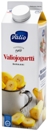 Valio banana yoghurt 1kg lactose free