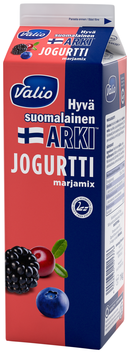 Valio Hyvä suomalainen Arki marjamixjogurtti 1kg