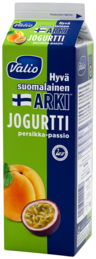 Valio Hyvä suomalainen Arki peach-passion yoghurt 1kg