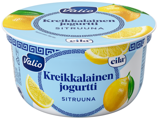 Valio greek lemon yoghurt 150g lactose free