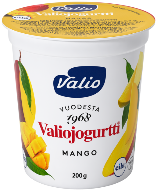 Valio mango jogurtti 200g laktoositon