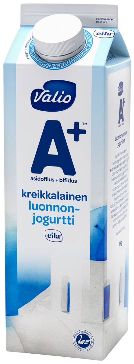 Valio A+ greek natural yoghurt 1kg lactose free