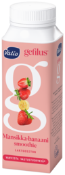 Valio Gefilus jordgubb-banan smoothie yoghurtdryck 2,5dl laktosfri