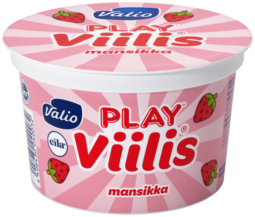 Valio Play Viilis jordgubb fil 200g laktosfri