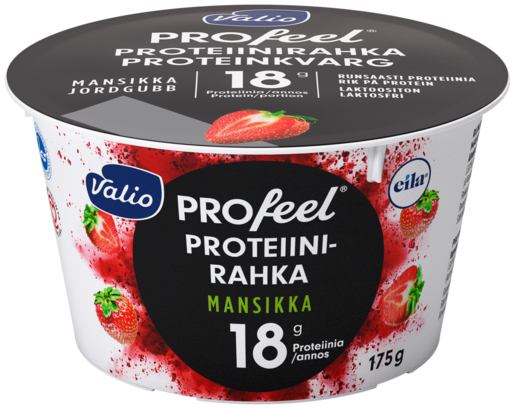 Valio PROfeel jordgubb proteinkvarg 175g laktosfri