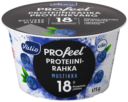 Valio PROfeel blueberry protein quark 175g lactose free