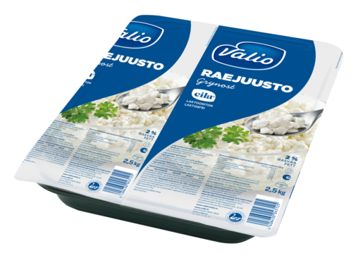 Valio cottage cheese 2,5kg lactose free