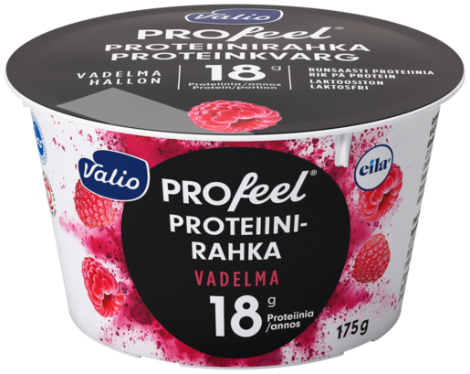 Valio PROfeel raspberry protein quark 175g lactose free