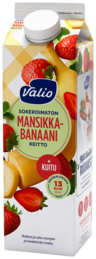 Valio berry soup strawberry-banana with fiber 1 kg no added sugar