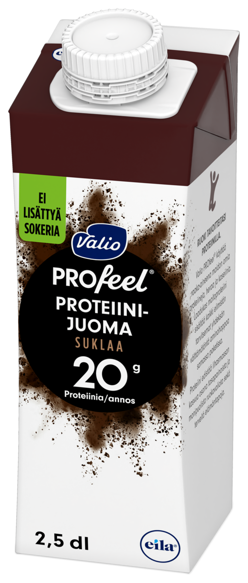 Valio PROfeel choklad proteindryck 2,5dl osockrad, laktosfri, UHT