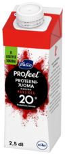 Valio PROfeel strawberry protein drink 2,5dl no add sugar, lactose free, UHT