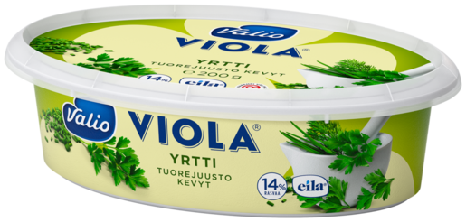 Valio Viola light herb cream cheese 200g lactose free