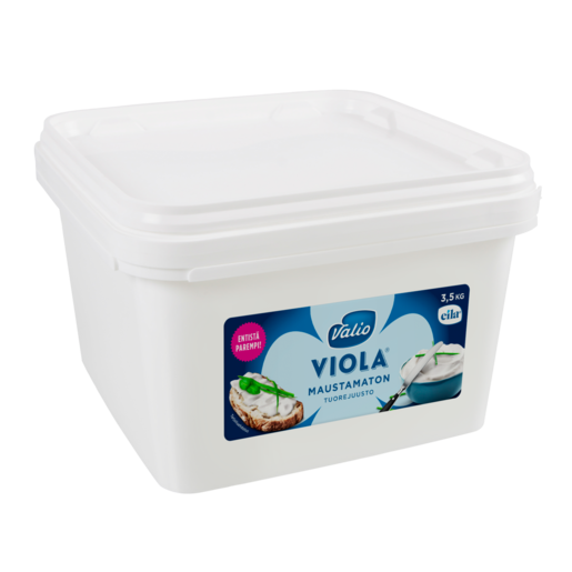 Valio Viola maustamaton tuorejuusto 3,5kg laktoositon